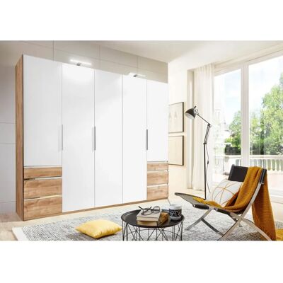 Wimex Level Kleiderschrank - 5-türig, Weiß, 250cm Wimex Level Kleiderschrank - 5-türig, Weiß, 250cm