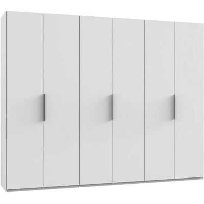 Wimex Level Kleiderschrank - 6-türig, Weiß, Verstellbare Regale & Stangen Wimex Level Kleiderschrank - 6-türig, Weiß, Verstellbare Regale & Stangen