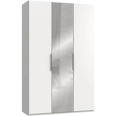 Wimex Level Kleiderschrank - 3-türig mit Spiegel - Weiß Wimex Level Kleiderschrank - 3-türig mit Spiegel - Weiß