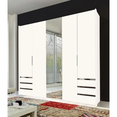 WIMEX Level by fresh to go Kleiderschrank - 5 Türen, Weiß, 236x58x250cm WIMEX Level by fresh to go Kleiderschrank - 5 Türen, Weiß, 236x58x250cm