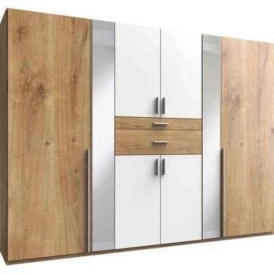 WIMEX Odessa Kleiderschrank - 8 Türen, 8 Böden, 2 Stangen - Schrank WIMEX Odessa Kleiderschrank - 8 Türen, 8 Böden, 2 Stangen - Schrank