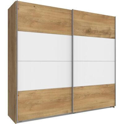 Wimex Easy Schrank - 225x210x65 cm - Weiß & Eiche Dekor Wimex Easy Schrank - 225x210x65 cm - Weiß & Eiche Dekor
