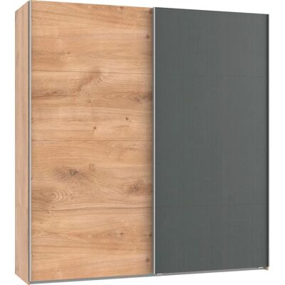 WIMEX Easy Grauer Schiebetürenschrank - Schrank WIMEX Easy Grauer Schiebetürenschrank - Schrank
