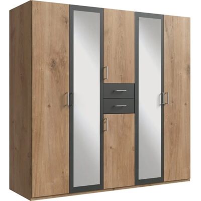 WIMEX Diver Kleiderschrank mit Spiegel und Schubladen - Kleiderschrank WIMEX Diver Kleiderschrank mit Spiegel und Schubladen - Kleiderschrank