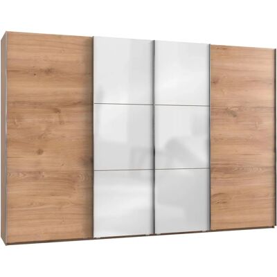 WIMEX Moderner Schwebetürenschrank - 4 Glastüren WIMEX Moderner Schwebetürenschrank - 4 Glastüren
