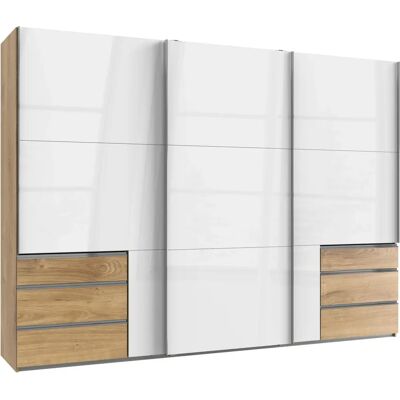 WIMEX Level Kleiderschrank - Großer moderner Schrank mit Glastüren WIMEX Level Kleiderschrank - Großer moderner Schrank mit Glastüren