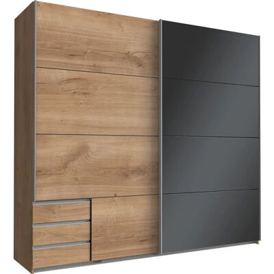 WIMEX Valencia Schrank - Schiebetüren, Grau, 225cm WIMEX Valencia Schrank - Schiebetüren, Grau, 225cm