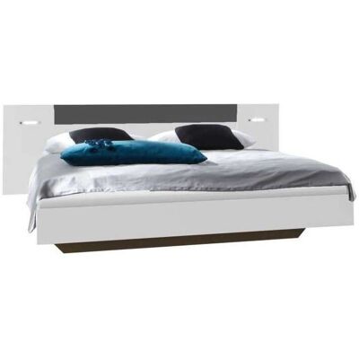WIMEX ANGIE - 160x200 - Blanc - Graphite - Futon lit - Publicité WIMEX ANGIE - 160x200 - Blanc - Graphite - Futon lit - Publicité