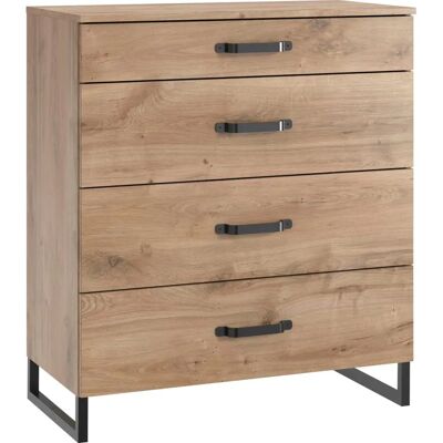 Wimex Detroit Sideboard - 4 Schubladen - Vintage-Optik Wimex Detroit Sideboard - 4 Schubladen - Vintage-Optik