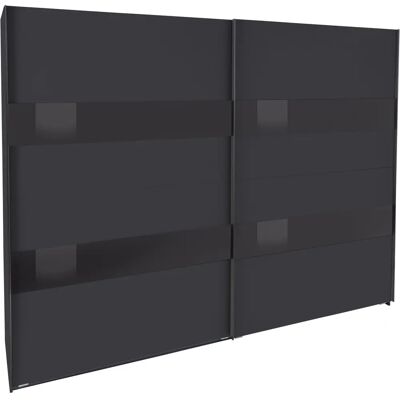 WIMEX Altona Schrank - Graphit Glas - 270cm x 208cm WIMEX Altona Schrank - Graphit Glas - 270cm x 208cm