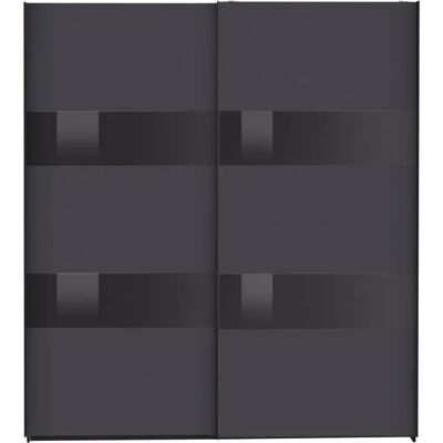 WIMEX Altona Kleiderschrank - Glaselement, 2 Türen, 225x236x65 cm WIMEX Altona Kleiderschrank - Glaselement, 2 Türen, 225x236x65 cm