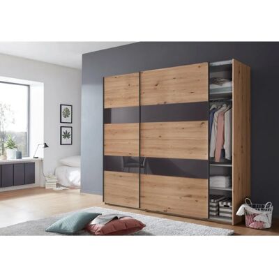 WIMEX Altona Kleiderschrank - 2-türig mit Glaselementen - Schlafzimmer WIMEX Altona Kleiderschrank - 2-türig mit Glaselementen - Schlafzimmer