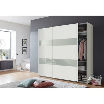 WIMEX Altona Schrank - 2-türig, 225x208x65cm - Weiß/Weißglas WIMEX Altona Schrank - 2-türig, 225x208x65cm - Weiß/Weißglas