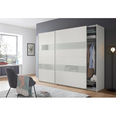 WIMEX Altona Kleiderschrank - 2-Türig mit Glas - Modernes Design WIMEX Altona Kleiderschrank - 2-Türig mit Glas - Modernes Design