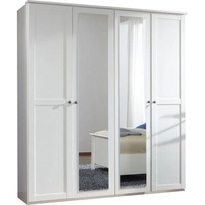 WIMEX Chalet Kleiderschrank - 4-türig, Weiß, 180x210cm WIMEX Chalet Kleiderschrank - 4-türig, Weiß, 180x210cm