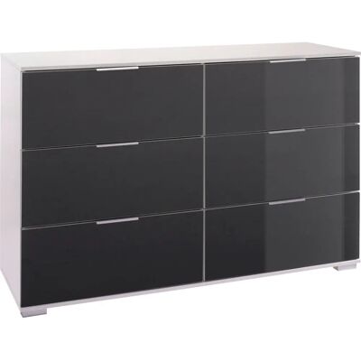 WIMEX Easy Weiß Sideboard mit 6 Schubladen WIMEX Easy Weiß Sideboard mit 6 Schubladen
