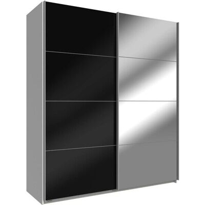 WIMEX Easy Kleiderschrank - Verstellbare Glas- & Spiegelelemente - Modernes Design WIMEX Easy Kleiderschrank - Verstellbare Glas- & Spiegelelemente - Modernes Design
