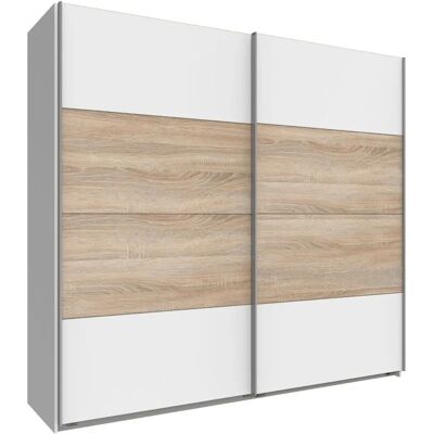 WIMEX Easy Kleiderschrank - 2-türig, 270x210x65 cm, Weiß/Struktureiche WIMEX Easy Kleiderschrank - 2-türig, 270x210x65 cm, Weiß/Struktureiche