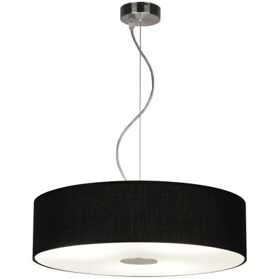 LEDINO - Lampada sospensione tessuto nero - nero - 45 cm - Suspension lamp LEDINO - Lampada sospensione tessuto nero - nero - 45 cm - Suspension lamp