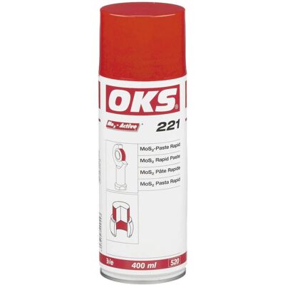 OKS 221 MoS2 Spray - Lubrifiant haute charge, 400ml - Publicité OKS 221 MoS2 Spray - Lubrifiant haute charge, 400ml - Publicité