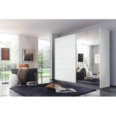 RAUCH Quadra Weiß Spiegel Schwebetürenschrank - Schrank RAUCH Quadra Weiß Spiegel Schwebetürenschrank - Schrank