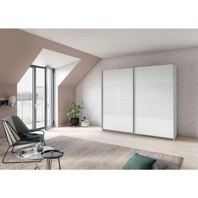 RAUCH Quadra Kleiderschrank - Modulares Weißglas Schlafzimmer RAUCH Quadra Kleiderschrank - Modulares Weißglas Schlafzimmer