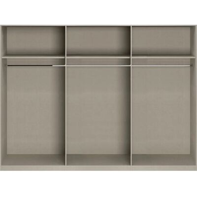 RAUCH Quadra Kleiderschrank - Weiß, Glas, 271x210x62cm - Schrank RAUCH Quadra Kleiderschrank - Weiß, Glas, 271x210x62cm - Schrank