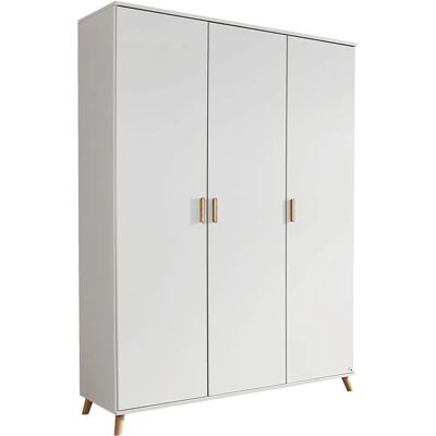 Rauch Falun Kleiderschrank - Skandinavischer, 3-türig, 137x53x203cm Rauch Falun Kleiderschrank - Skandinavischer, 3-türig, 137x53x203cm