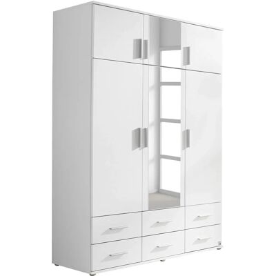 Kleiderschrank Kemi von Rauch, 6 Schubladen, Weiß - Kleiderschrank Kleiderschrank Kemi von Rauch, 6 Schubladen, Weiß - Kleiderschrank