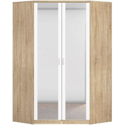 RAUCH Bremen Eckkleiderschrank - 8 Einlegeböden, Weiß, 199x118 cm RAUCH Bremen Eckkleiderschrank - 8 Einlegeböden, Weiß, 199x118 cm