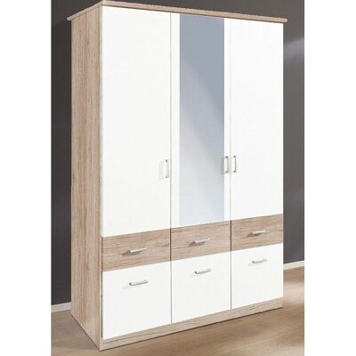 rauch BLUE Bremen Kleiderschrank - Weiß - 136x199x58cm rauch BLUE Bremen Kleiderschrank - Weiß - 136x199x58cm