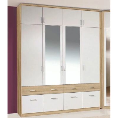 RAUCH Bremen Kleiderschrank-Erweiterung - Sonoma Eiche Dekor - 4 Türen RAUCH Bremen Kleiderschrank-Erweiterung - Sonoma Eiche Dekor - 4 Türen