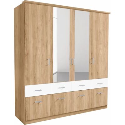 RAUCH Bremen Kleiderschrank - Beige - mit Spiegel - Made in Germany RAUCH Bremen Kleiderschrank - Beige - mit Spiegel - Made in Germany