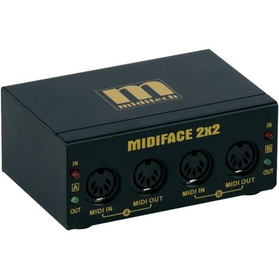 Miditech MIDIFACE 2x2 Interfaccia MIDI USB - Canali MIDI Doppi Miditech MIDIFACE 2x2 Interfaccia MIDI USB - Canali MIDI Doppi