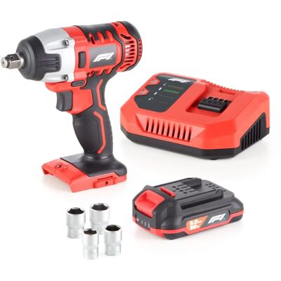 Slagdragare Formula 1 220 Nm - Ergonomisk, 20 V, 2600-3300 rpm Slagdragare Formula 1 220 Nm - Ergonomisk, 20 V, 2600-3300 rpm
