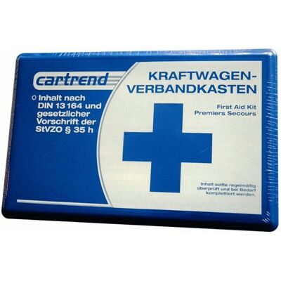 CARTREND 7700126 Kit de Primeiros Socorros - DIN 13164, Azul CARTREND 7700126 Kit de Primeiros Socorros - DIN 13164, Azul