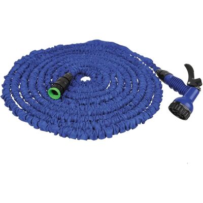 Tuyau d'arrosage extensible Cartrend - 15 m, 12.70 mm - Tuyau de jardin Tuyau d'arrosage extensible Cartrend - 15 m, 12.70 mm - Tuyau de jardin