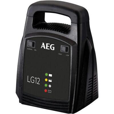 AEG Battery Charger - 12V, 12A, with LED - Black AEG Battery Charger - 12V, 12A, with LED - Black