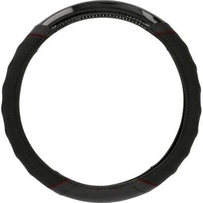 Cartrend 60295 Premium Lenkradbezug - Roter Stich, Schwarz/Karbon Cartrend 60295 Premium Lenkradbezug - Roter Stich, Schwarz/Karbon