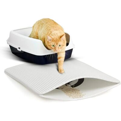 CanadianCat Zaubermatte weiß - Doppel-Layer, bequem, umweltfreundlich - Katzentoilettenmatte CanadianCat Zaubermatte weiß - Doppel-Layer, bequem, umweltfreundlich - Katzentoilettenmatte