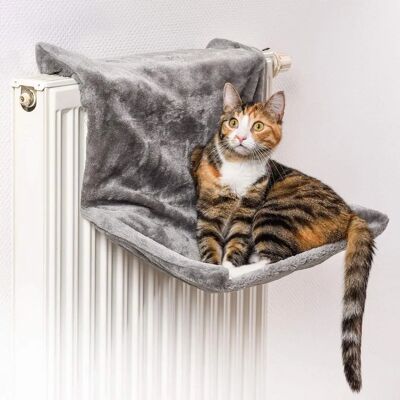 CanadianCat - Katzenliegemulde Heizkörper - Gris - L - Lit pour chat - Publicité CanadianCat - Katzenliegemulde Heizkörper - Gris - L - Lit pour chat - Publicité