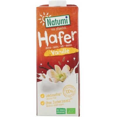 Organiczne napój owsiany z wanilią - Wegan, Bez cukru - 1L Organiczne napój owsiany z wanilią - Wegan, Bez cukru - 1L