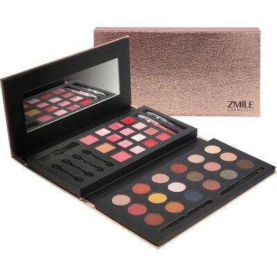 Coffret de Maquillage ZMILE COSMETICS Glam to Go - Complet, Nomade - Publicité Coffret de Maquillage ZMILE COSMETICS Glam to Go - Complet, Nomade - Publicité