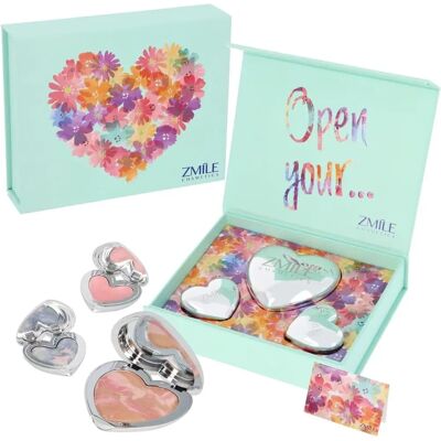 Zmile Cosmetics Pastel Love Meikkisetti, jossa Poskipuna, Luomiväri & Huulikiilto Zmile Cosmetics Pastel Love Meikkisetti, jossa Poskipuna, Luomiväri & Huulikiilto