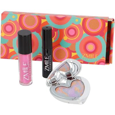 ZMILE Cosmetics Vegansk Pop-Art Makeup Sæt - Rejseudgave ZMILE Cosmetics Vegansk Pop-Art Makeup Sæt - Rejseudgave