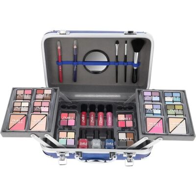 Zmile Cosmetics Rejse Make-up Boks Blue Vegansk Zmile Cosmetics Rejse Make-up Boks Blue Vegansk