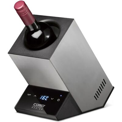 CASO Wein Kühlschrank WineCase One Inox - Kompakter Edelstahl Flaschenkühler CASO Wein Kühlschrank WineCase One Inox - Kompakter Edelstahl Flaschenkühler