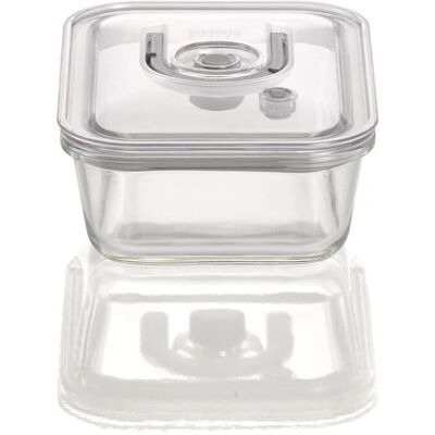 Caso Vacuum Container 1000ml Vierkant - Voedselopslag Magnetronveilig Caso Vacuum Container 1000ml Vierkant - Voedselopslag Magnetronveilig