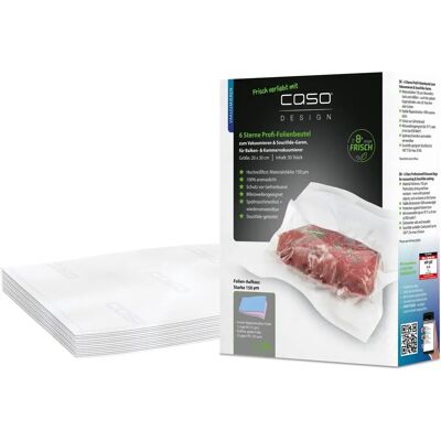 Caso Vita vakuumspåsar 20x30cm - Livsmedelsförvaring Caso Vita vakuumspåsar 20x30cm - Livsmedelsförvaring