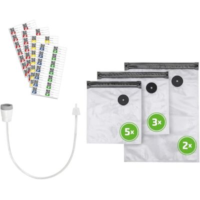 Caso Vacu ZIP-Adapter Set 01258 - Lebensmittelverpackung Caso Vacu ZIP-Adapter Set 01258 - Lebensmittelverpackung
